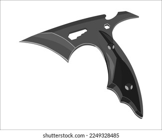 Vector of Axe Carpentry Hand Tool Equipment isolated on white background. Vector illustration isolated.