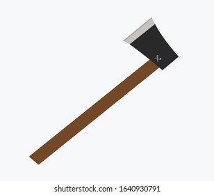 Vector Axe image with white background which can be remove by ungroup.