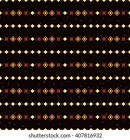 Vector Aztec Seamless Pattern. Geometric abstract background.