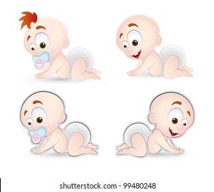 Vector Babies Stock Vector Royalty Free 99480248 Shutterstock Vector Babies Stock Vector Royalty Free 99480248 Shutterstock