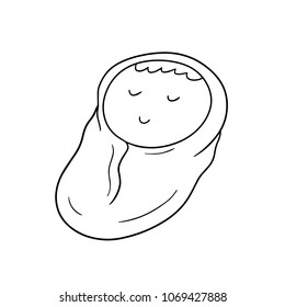 vector of baby