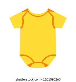 vector baby clothes illustration isolated - baby child wear icon