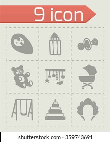 Vector Baby icon set