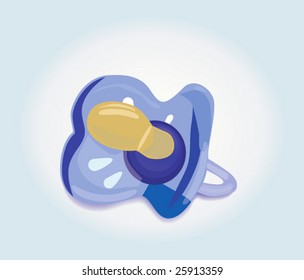 Vector baby nipple.