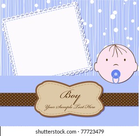 vector baby for scrapbook