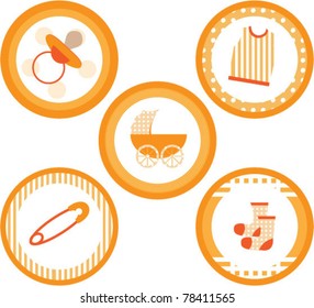 vector baby symbol/stickers