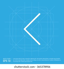 Vector Back arrow icon