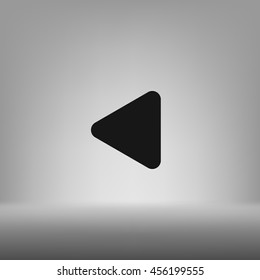 Vector Back arrow icon. Stock vector arrow icon illustration
