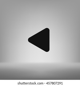 Vector Back arrow icon. Stock vector arrow icon illustration