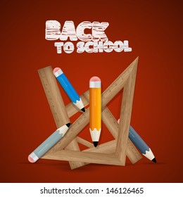 Vector Back to school theme