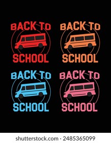 vector Back to school Tshirt Design, background design