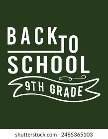 vector Back to school Tshirt Design, background design