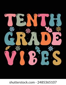 vector Back to school Tshirt Design, background design