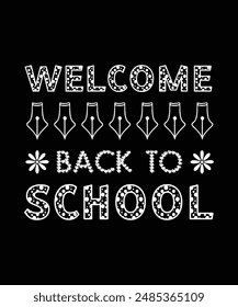 vector Back to school Tshirt Design, background design