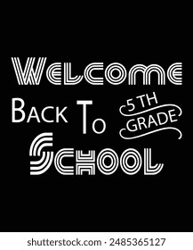 vector Back to school Tshirt Design, background design