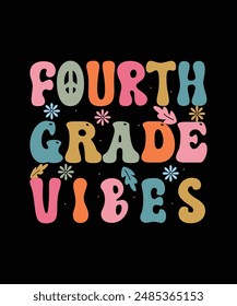 vector Back to school Tshirt Design, background design