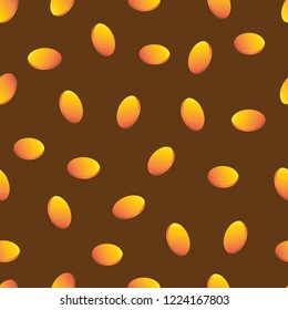 Vector backdrop with small golden elements. Seamkess texture.