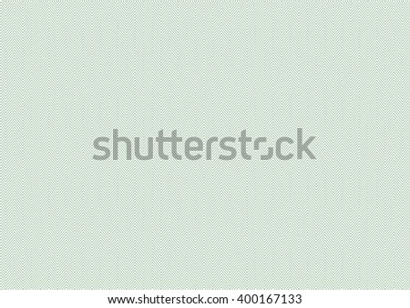 Vector backgroud - guilloche texture - green zig zag. For certificate, voucher, banknote, voucher, money design, currency, note, check, ticket, reward etc. Eps 10.