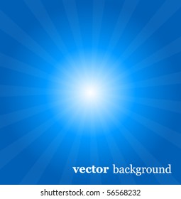 blue rays vector