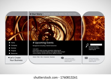 Vector background with 3D illustration abstract technology hi tech concept 