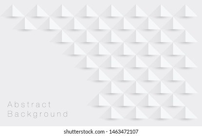 Vector background 3d paper art style can be used in website backgrounds or advertising. White abstract texture. White background, vector. 