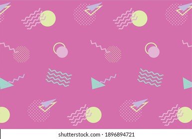 vector background with a 80's style pattern for banners, cards, flyers, social media wallpapers, etc.