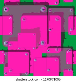 Vector background of abstract 3D objects with a variety of surreal objects in a space with transparent shadows.The background offers to experience and feel a sense of perspective and depth.