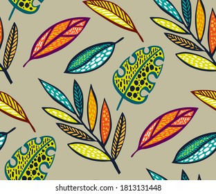 Vector background abstract artwork. Hand drawn ink illustration. Modern ornamental decorative background. 