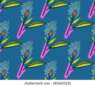 Vector background abstract artwork. Hand drawn ink illustration. Modern ornamental decorative background. 