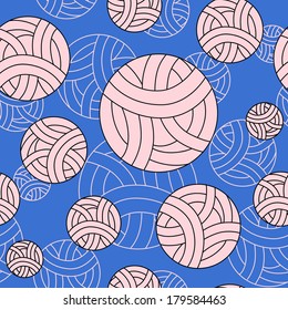 Vector background with abstract balls for your design