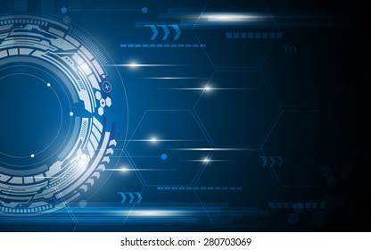 vector background abstract circle technology innovation concept