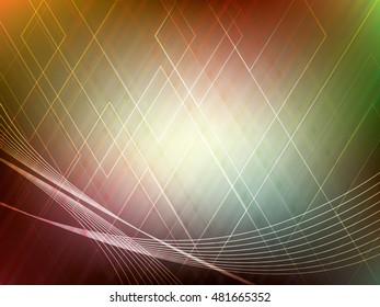Vector background abstract colorful technology with shapes