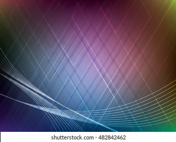 Vector background abstract colorful technology with shapes
