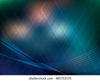 Vector background abstract colorful technology with shapes