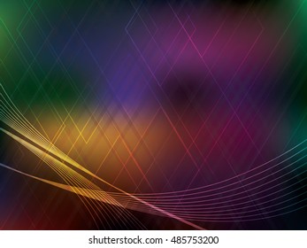 Vector background abstract colorful technology with shapes