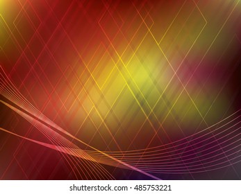 Vector background abstract colorful technology with shapes