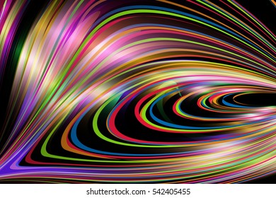 Vector background. Abstract colourful lines swirl