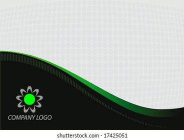 Vector background abstract with company logo