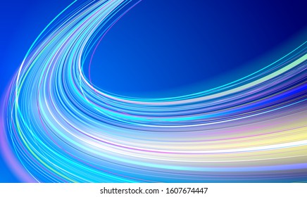Vector Background abstract design with Glowing Motion Lines.
Technology Media Business Corporate Layout.