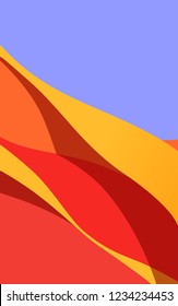 Vector background with abstract dynamic material shape