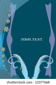 Vector background and abstract floral -4