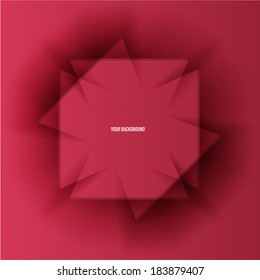 Vector background abstract fractal. Shadow and design