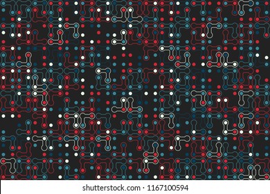 Vector background with abstract geometric pattern 