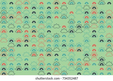 Vector background with abstract geometric pattern 