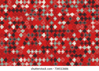 Vector background with abstract geometric pattern 