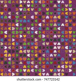 Vector background with abstract geometric pattern 