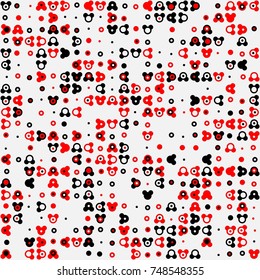 Vector background with abstract geometric pattern 