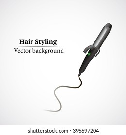 Vector background abstract hair styling. Beauty saloon.