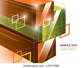 Vector Background. Abstract Illustration.