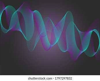 vector background Abstract line gradient